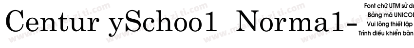 Centur ySchoo1  Norma1字体转换